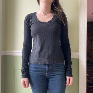 Victoria’s Secret Moda International vintage 90’s lace up sweatshirt top